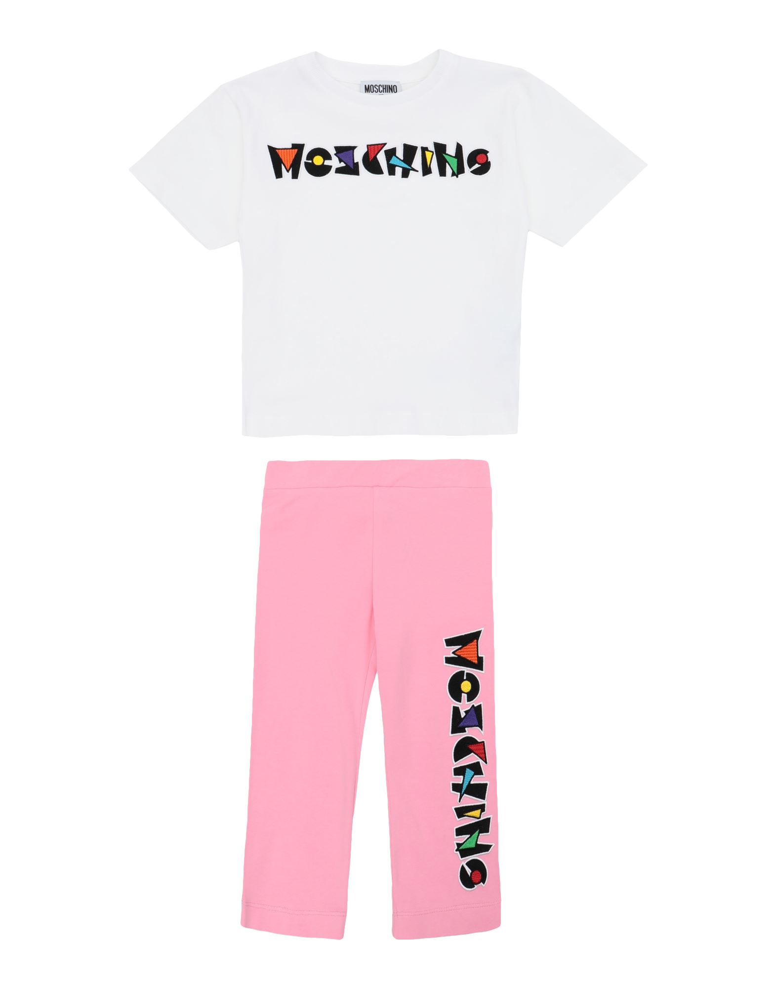 Moschino Teen Pants Sets In White