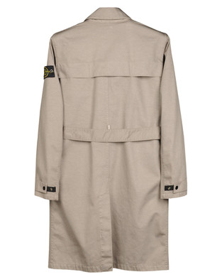 stone island trench coat green street