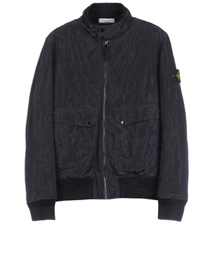 Stone island hot sale collarless jacket