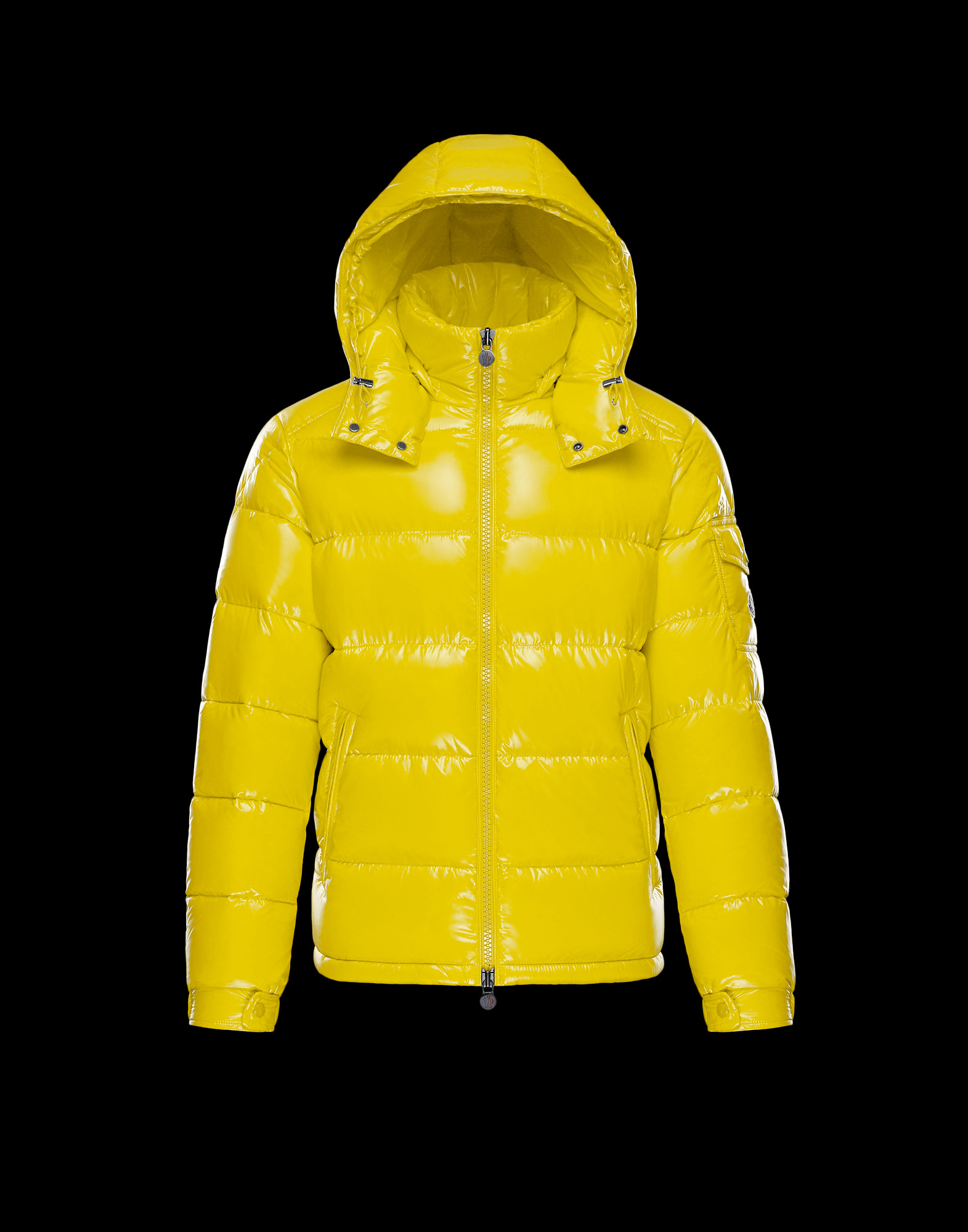 yellow maya moncler jacket