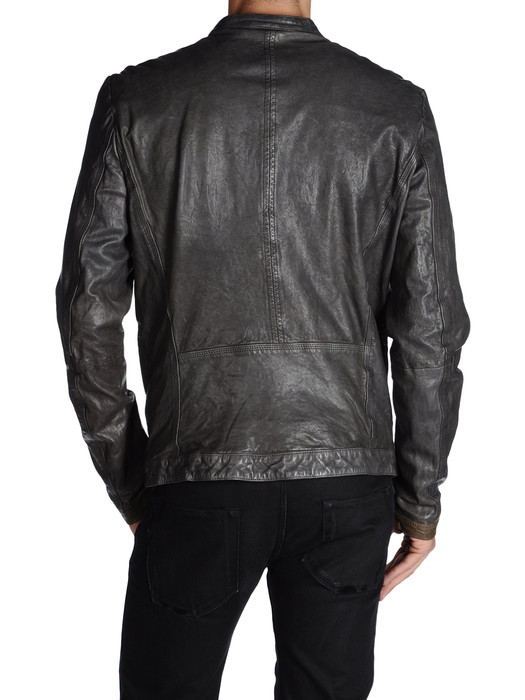 Diesel LOMAMI Leather Jackets | Diesel Online Store