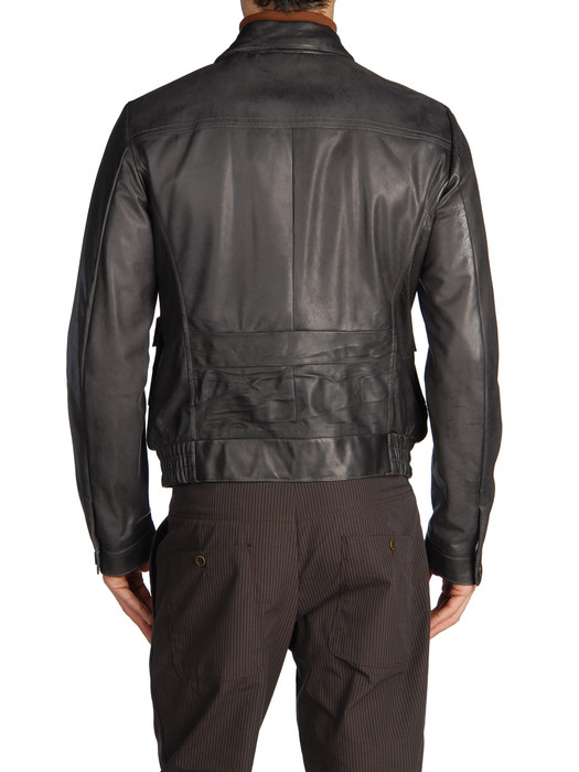 Diesel LEVONY Leather Jackets | Diesel Online Store