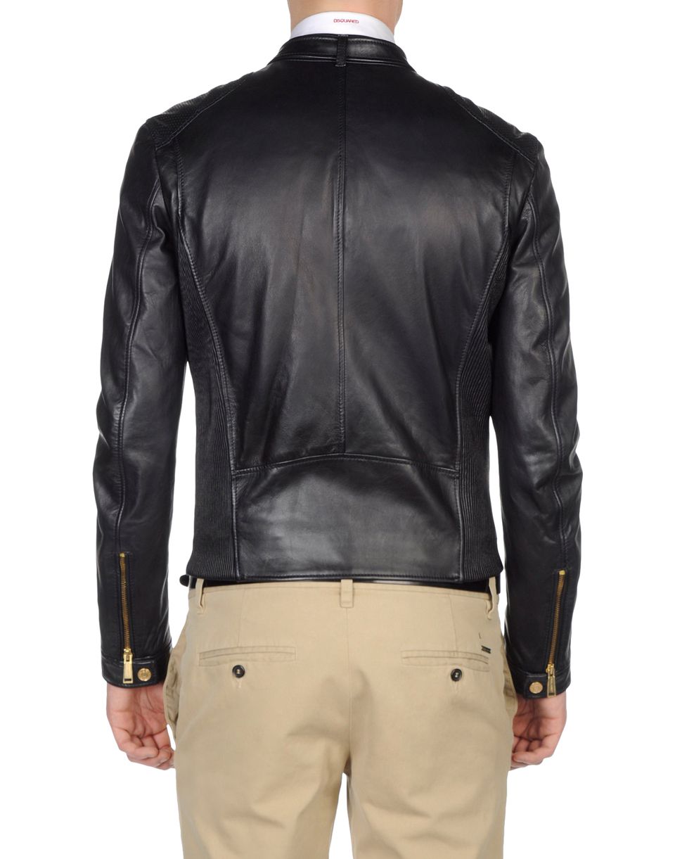 Dsquared2, Leather Outerwear Men - Dsquared2 Online Store