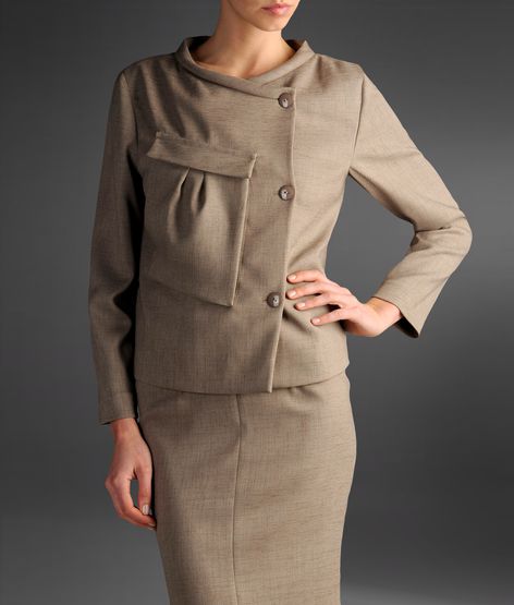 女士三粒扣西装上衣 | emporio armani 阿玛尼官方网络旗舰店