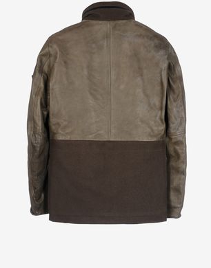 Leather Jacket Stone Island Men - Official Store