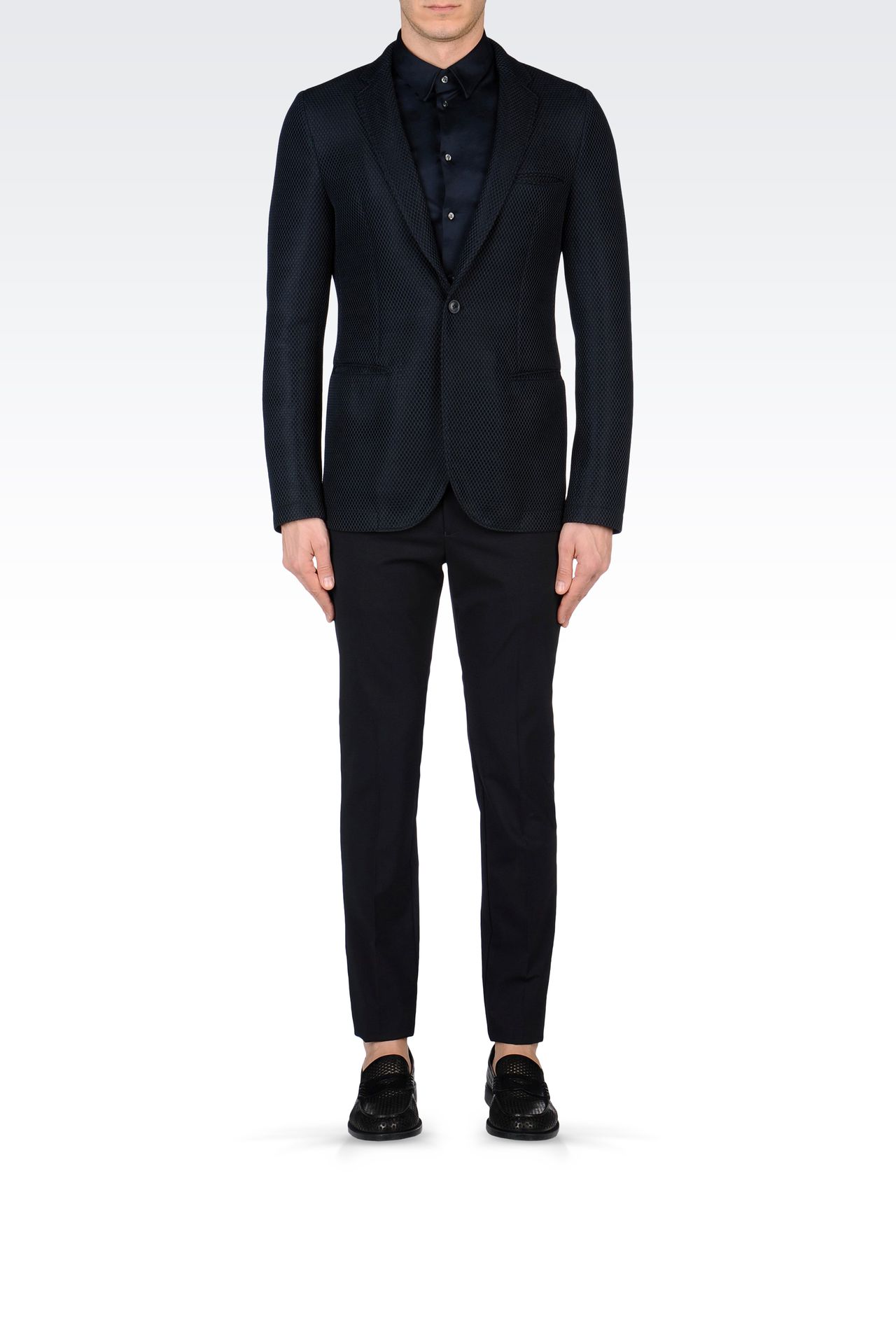 男士 单粒扣西装上衣 | emporio armani 阿玛尼官方网络旗舰店