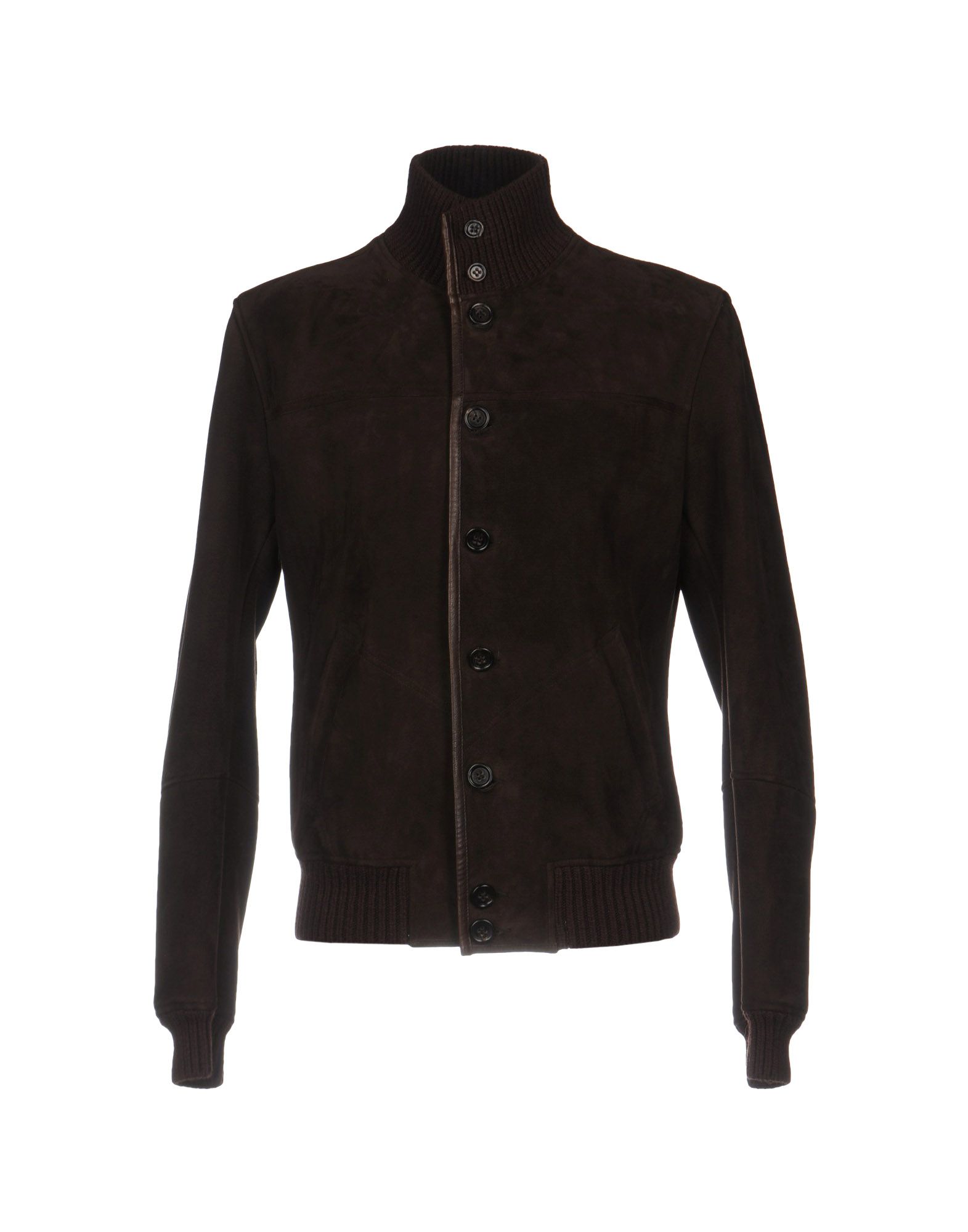 DOLCE & GABBANA Leather jacket,41445157QN 4