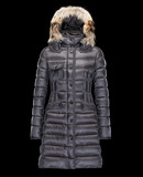 MONCLER HERMIFUR - Long outerwear - women