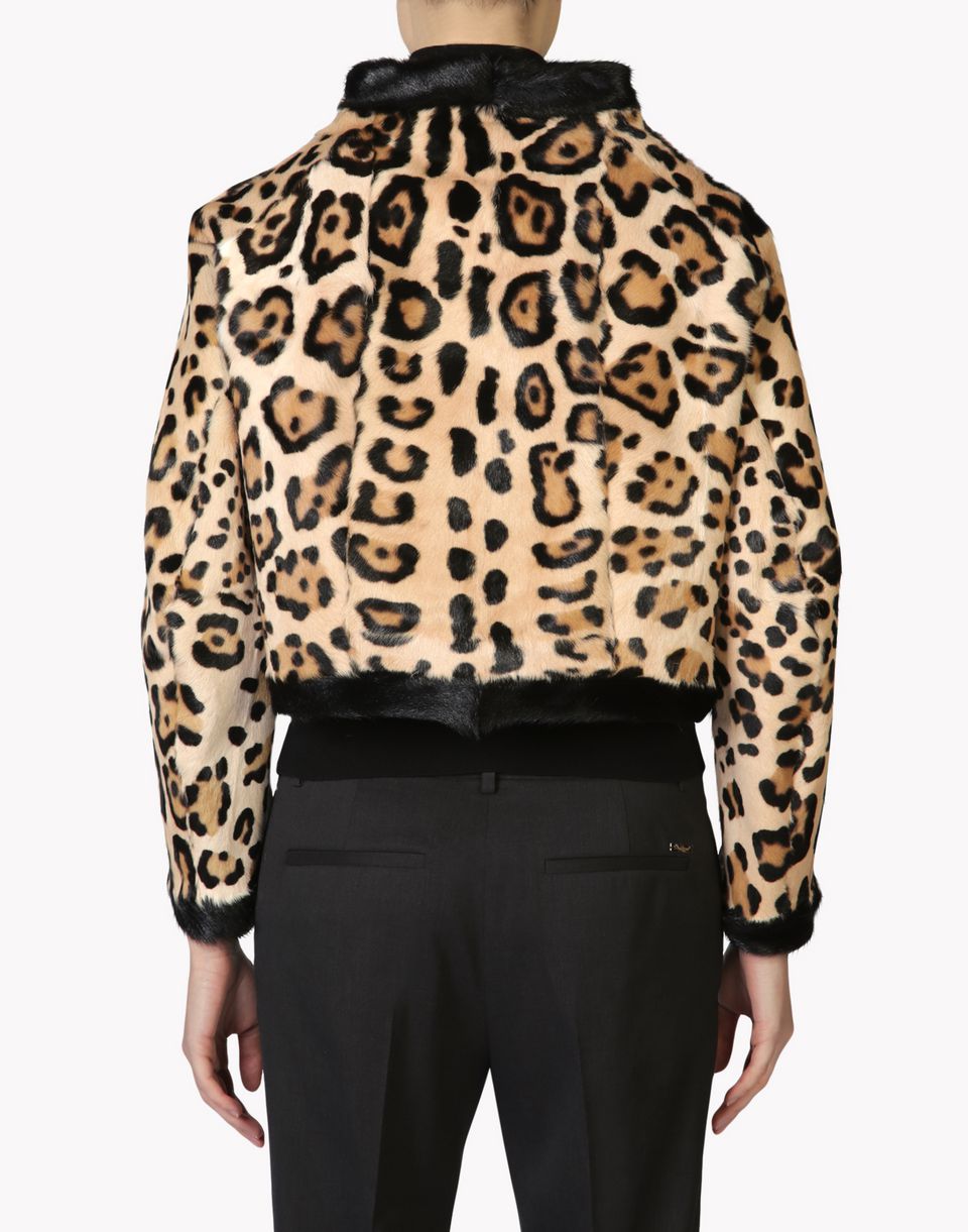 Dsquared2 Jaguar Fur Kaban - Jackets for Women | Official Store