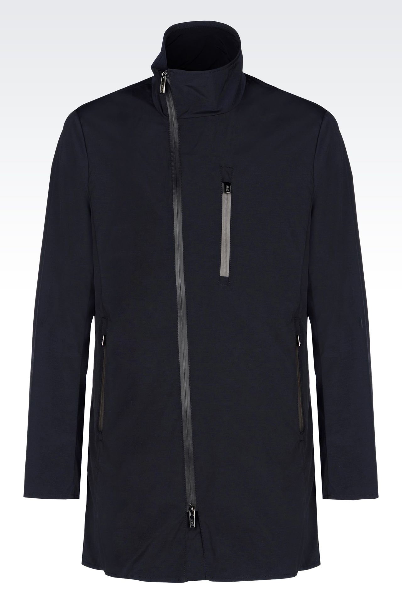 armani collezioni men dust jacket - travel essential 3/4 length