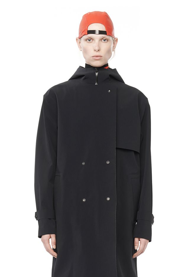 water repellant hooded trench coat - 夹克及外套 女士 alexander
