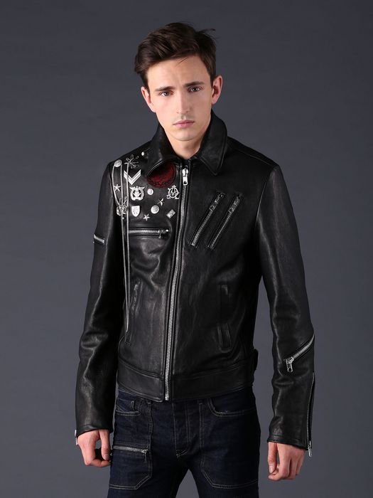 Diesel LYBERTE Leather Jackets | Diesel Online Store