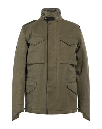 Ten C Man Jacket Khaki Size 42 Polyester, Polyamide In Beige