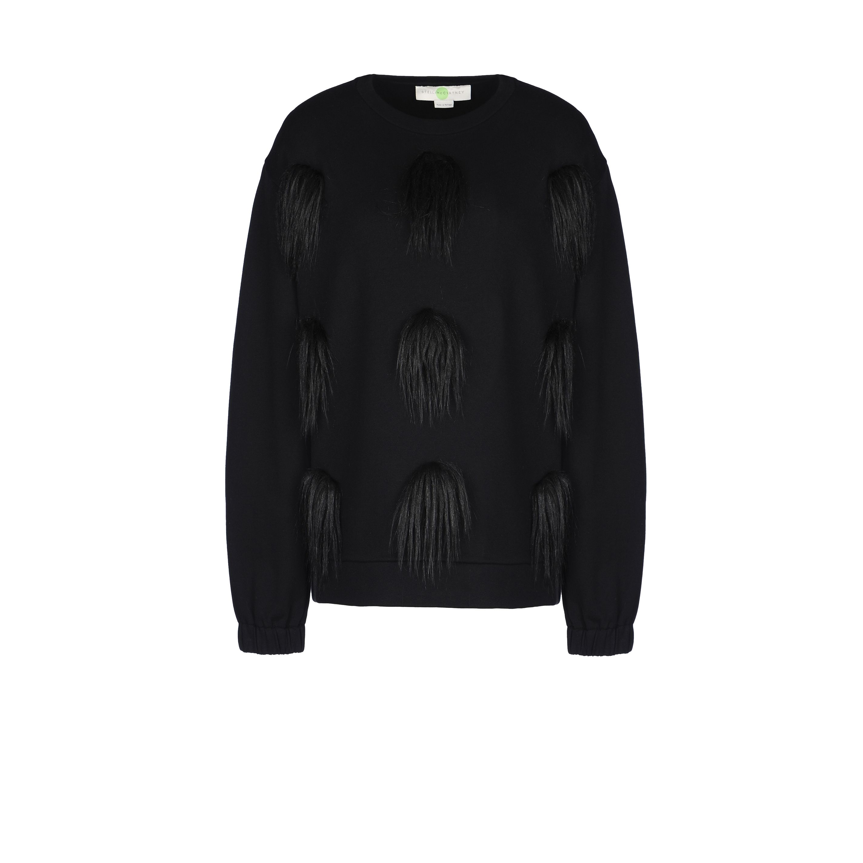 Black Pom Pom Sweatshirt - Stella Mccartney