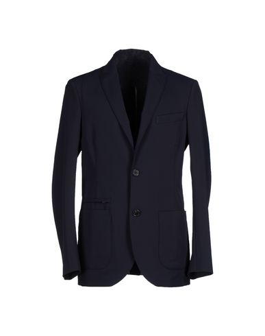 Man Blazer Midnight blue Size 46 Polyester, Polyurethane