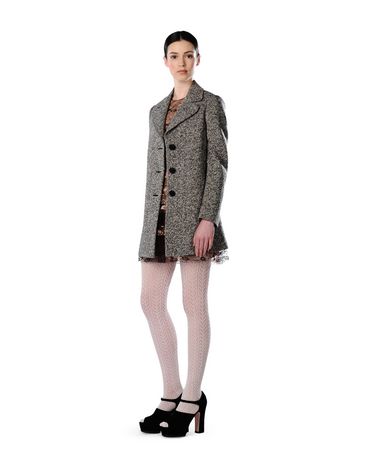 REDValentino Waxed Tweed Coat - Coat for Women | REDValentino E-Store