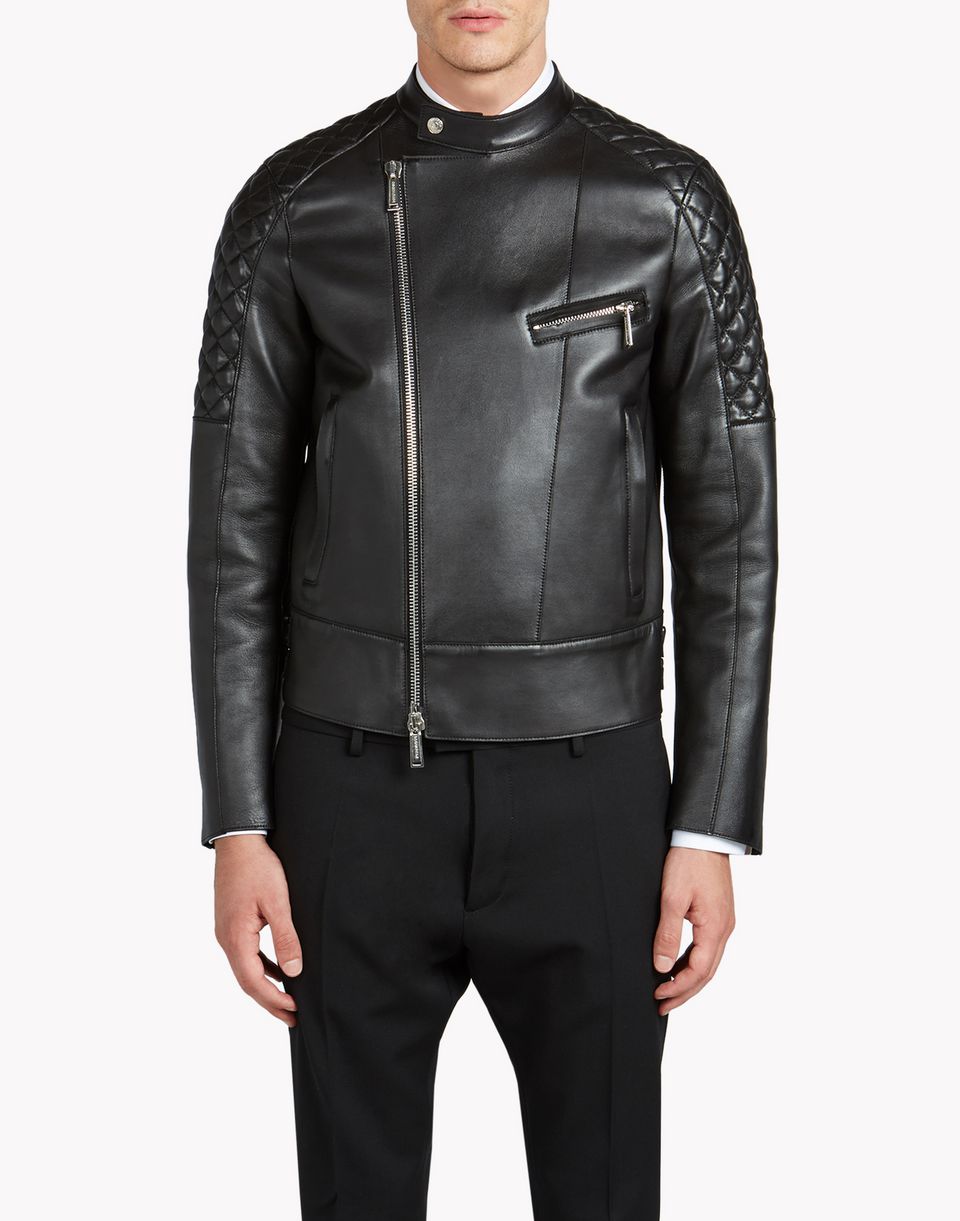 Dsquared2 Leather Jacket, Leather Outerwear Men - Dsquared2 Online Store