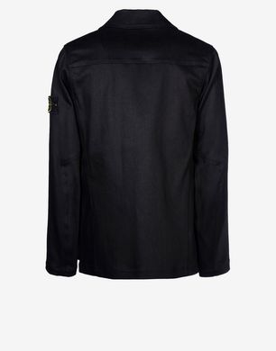 Stone island black denim sales jacket