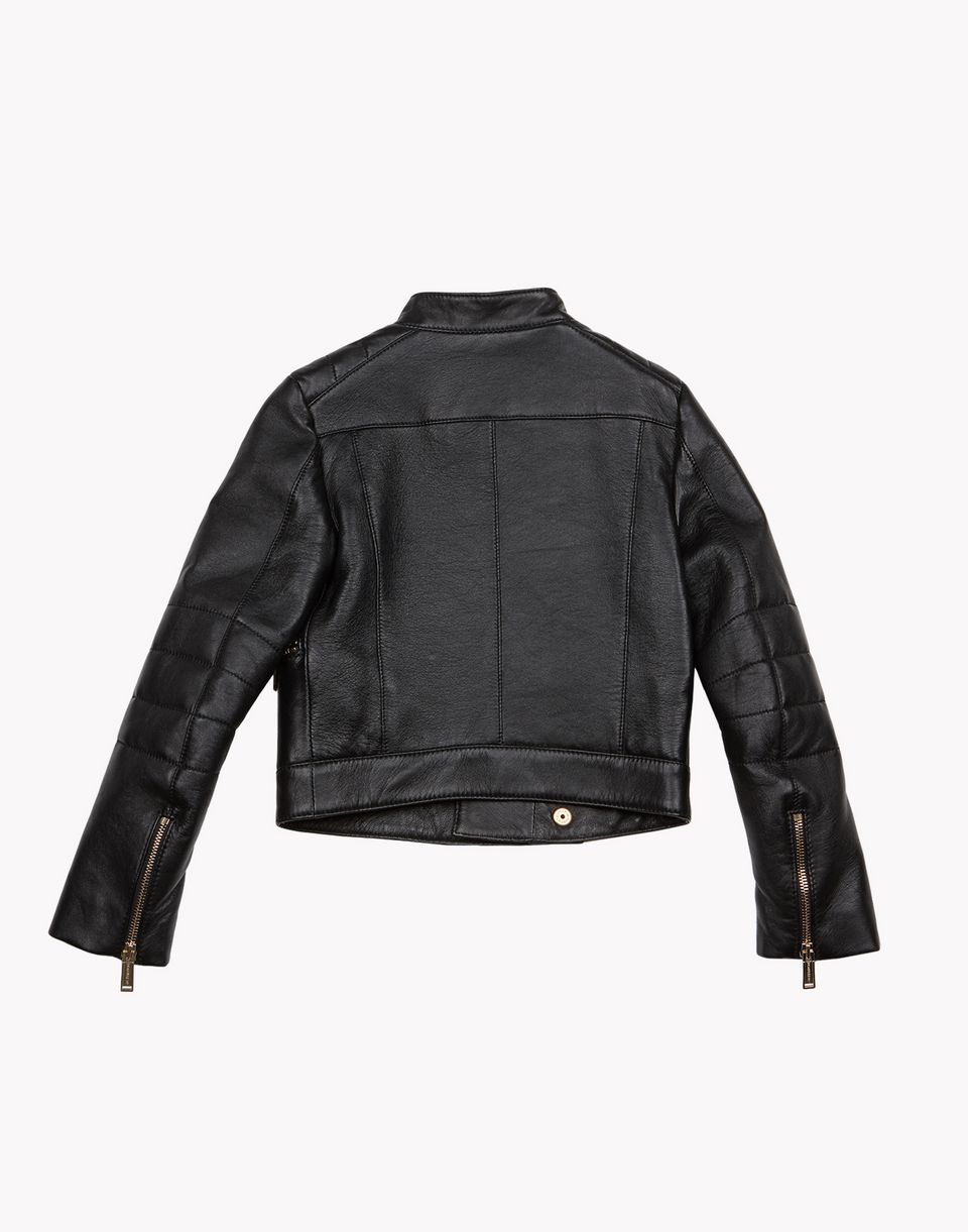 Dsquared2 Leather Jacket - Leather Outerwear for Women | Official Store