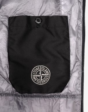 Stone island outlet white badge jacket