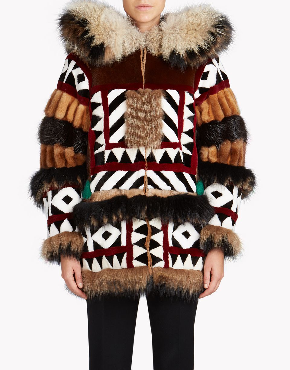 Dsquared2 Eskimo Fur Kaban - Coats for Women | Official Store