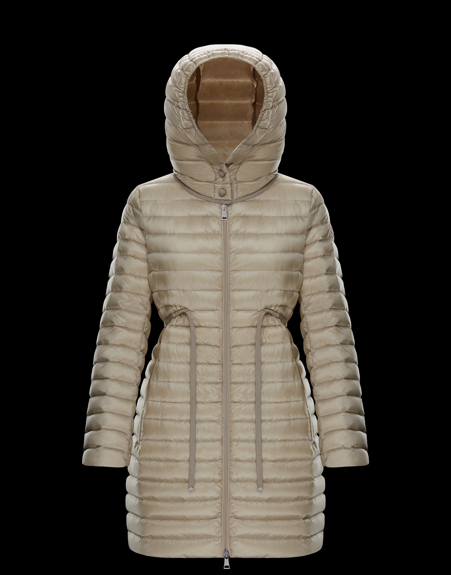 moncler barbel hooded puffer coat