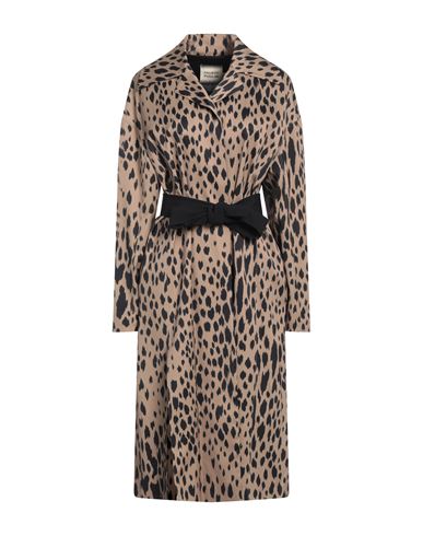 Fausto Puglisi Woman Overcoat Khaki Size 6 Viscose, Elastane