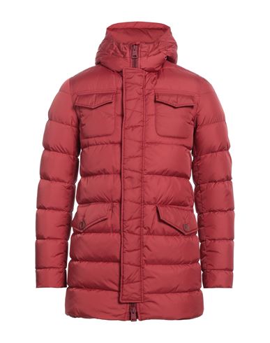 Herno Man Puffer Burgundy Size 34 Polyamide In Red