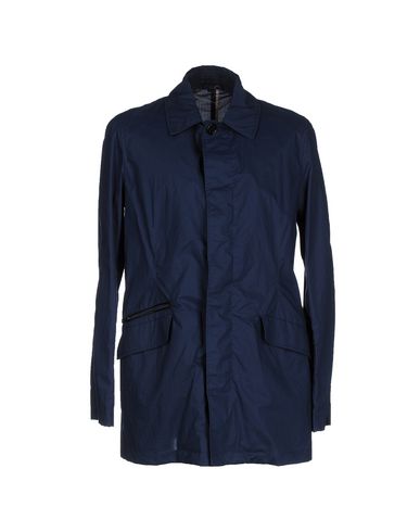 Man Jacket Midnight blue Size 46 Cotton, Polyurethane