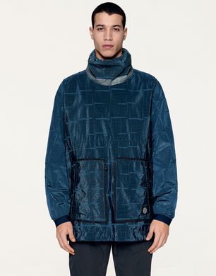 Stone island smock funnel hot sale shirt