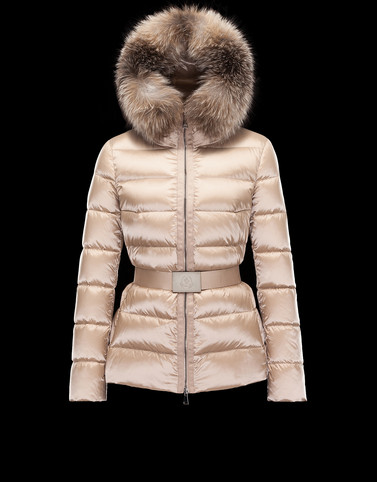moncler down short jackets tatie jacket winter beige 1175