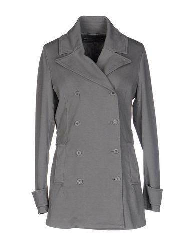 Woman Coat Grey Size S Cotton, Viscose, Lycra