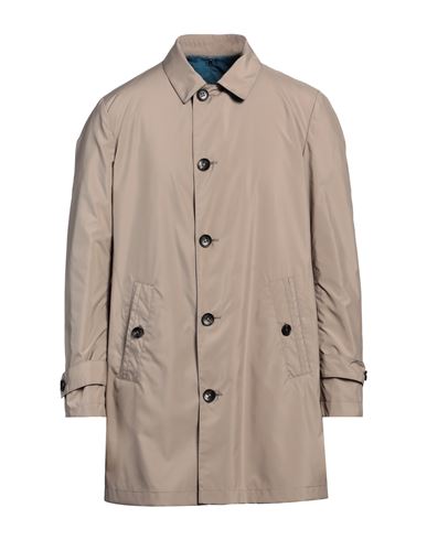 Man Overcoat & Trench Coat Sand Size 40 Polyester