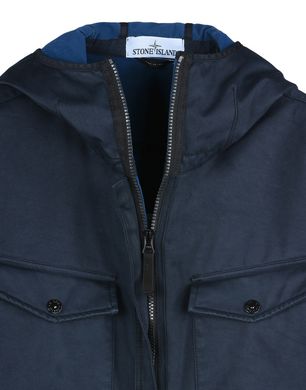 Q1331 RASO GOMMATO FLOCK Mid Length Jacket Stone Island Men 