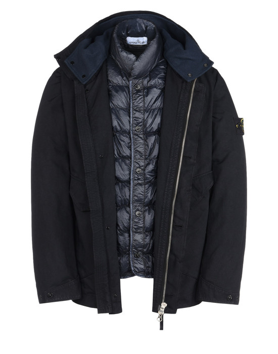 44449 DAVID TC WITH DETACHABLE DOWN LINING Mid Length Jacket Stone Island  Men - Official Online Store