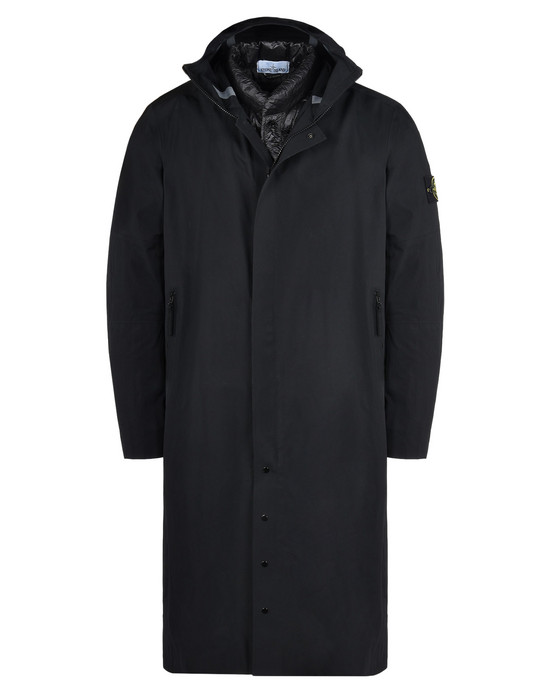 41674925fi - COATS & JACKETS STONE ISLAND Down jacket 70325 WATER REPELLENT SUPIMA COTTON CON INTERNO STACCABILE IN PIUMA STONE ISLAND - 0