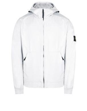 white stone island soft shell