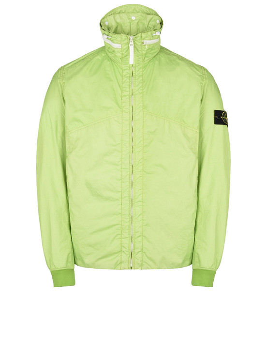 light green stone island jacket