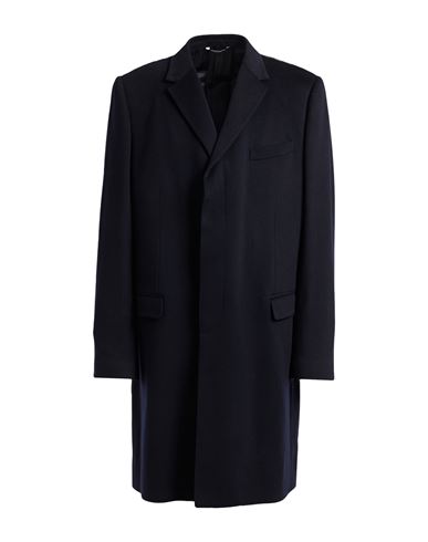 Dolce & Gabbana Man Coat Midnight Blue Size 46 Virgin Wool, Cashmere