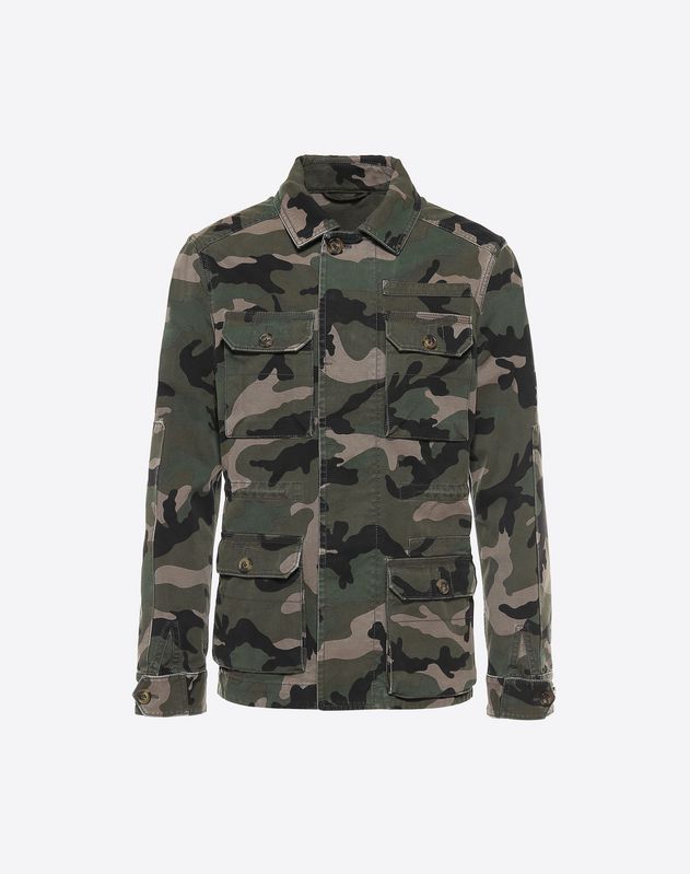 ID CAMOUFLAGE PEA COAT for Man 
