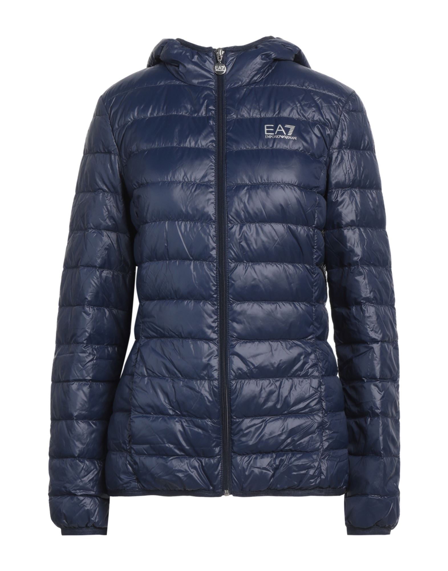 ԥ볫EA7 ǥ 󥻥ƥå ͥӡ L ʥ 100% TRAIN CORE LADY W LT DOWN JACKET HOOODIE