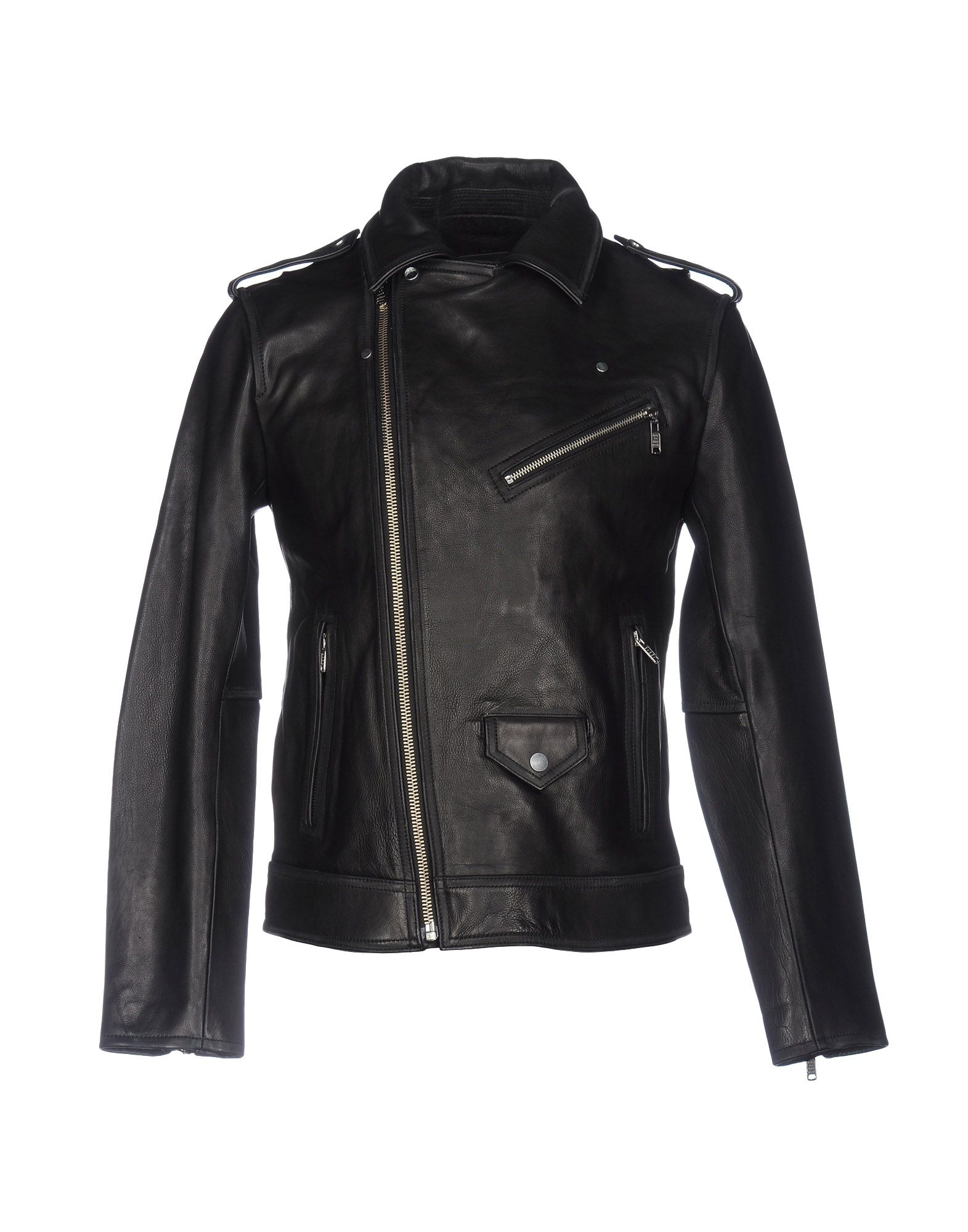 MARC BY MARC JACOBS BLACK LEATHER MARTIN JACKET | ModeSens