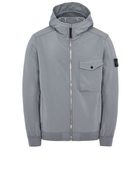 stone island soft shell grey