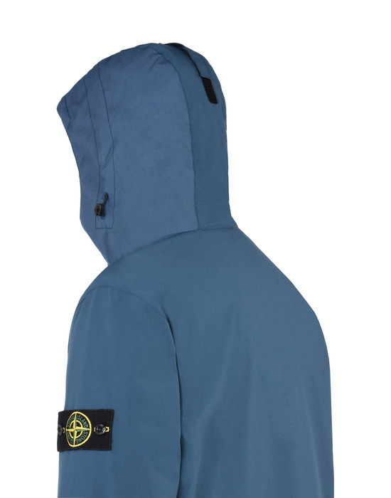 stone island soft shell hooded jacket