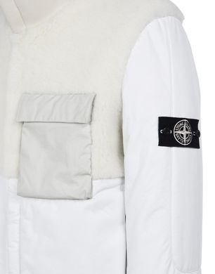 Stone island featherweight leather hot sale jacket