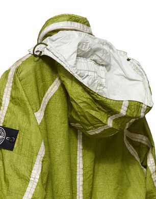 408r1 Olive Green Size L Mid Length Reversible Jacket Stone Island Men Official Online Store