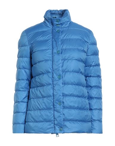 Woman Puffer Blue Size XL Polyester