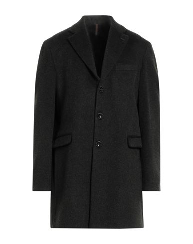 Laboratori Italiani Man Coat Dark Green Size 42 Wool, Mohair Wool, Polyamide, Polyester