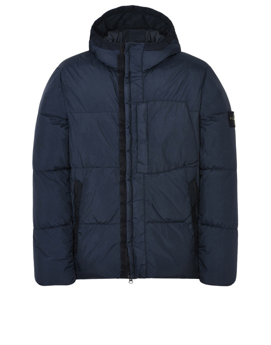 41735729wl - COATS & JACKETS STONE ISLAND Mid-length jacket 40223 GARMENT DYED CRINKLE REPS NY DOWN STONE ISLAND - 0
