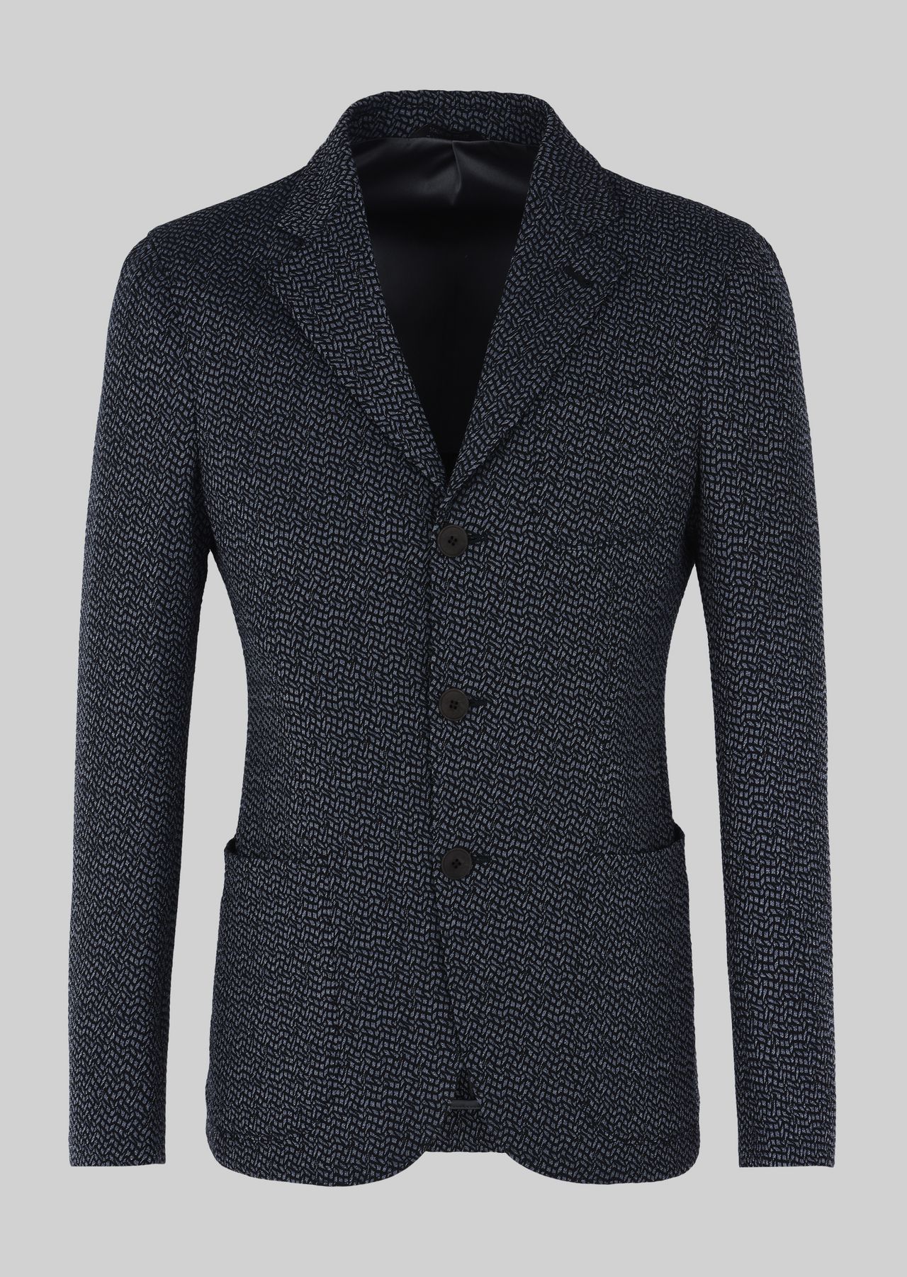 ga阿玛尼男士西服 混纺 三粒扣 提花 /41742017nb